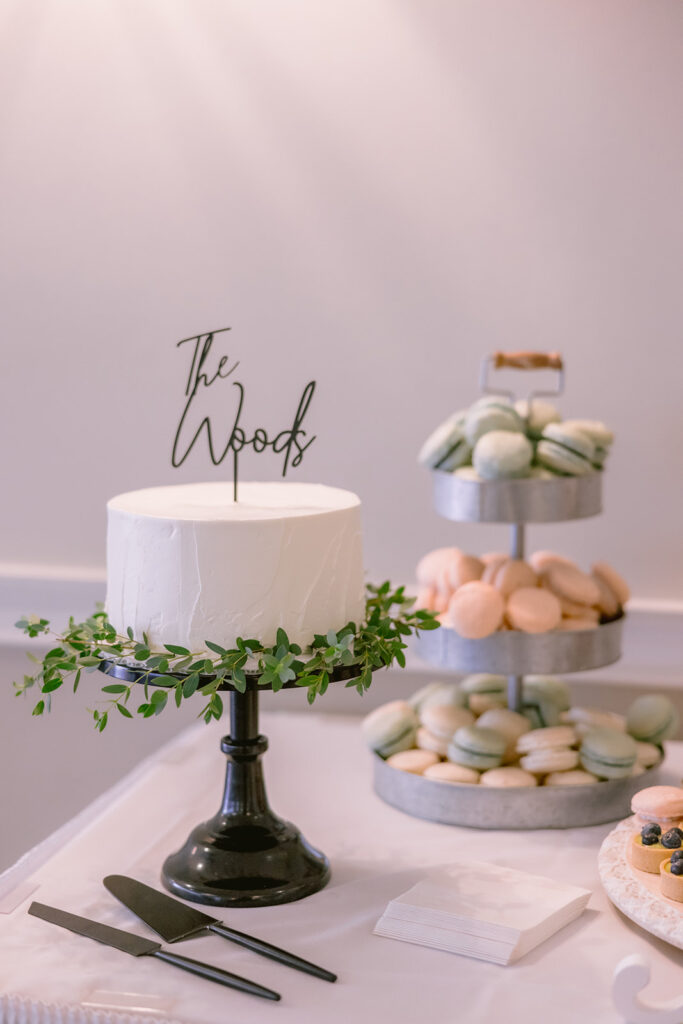 tirrell room wedding dessert table